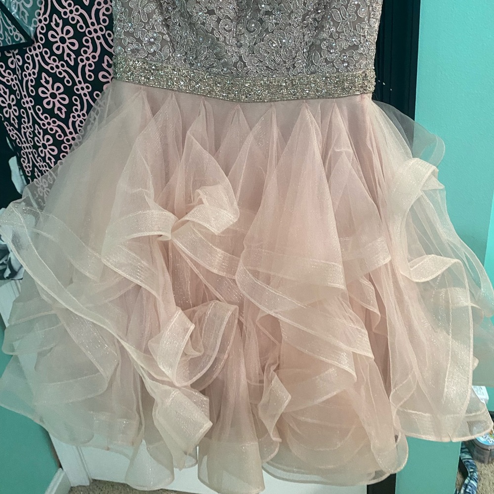 Homecoming Dress (pink champagne)
